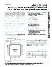 DataSheet MAX1315 pdf